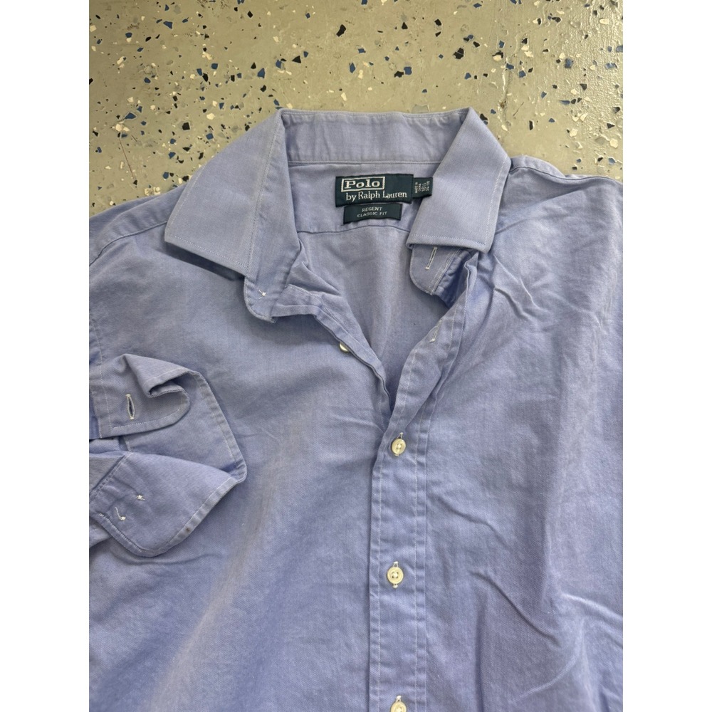 Polo by Ralph Lauren Regent Classic Fit Blue Button Down Shirt